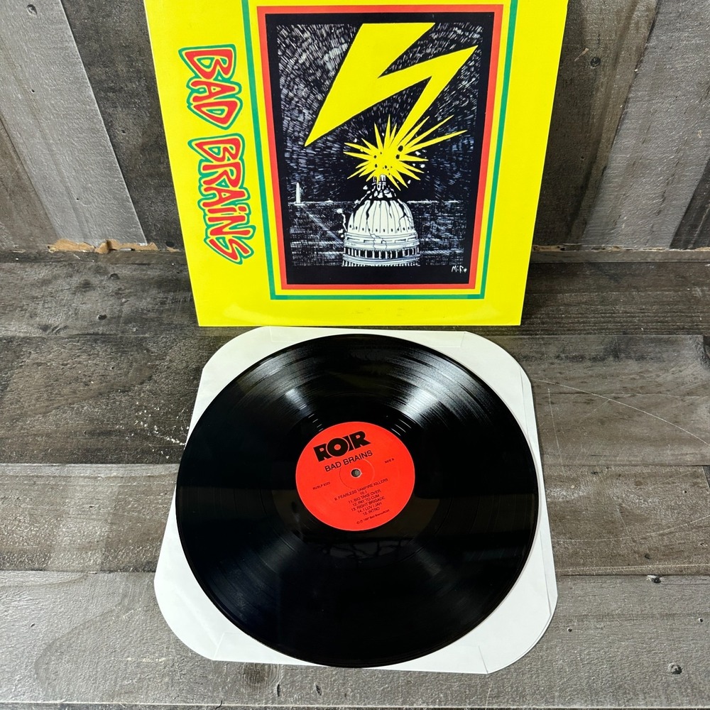 Bad Brains Self Titled 1997 Reissue Vinyl LP RIOR RUSLP8223 Hardcore Punk Record